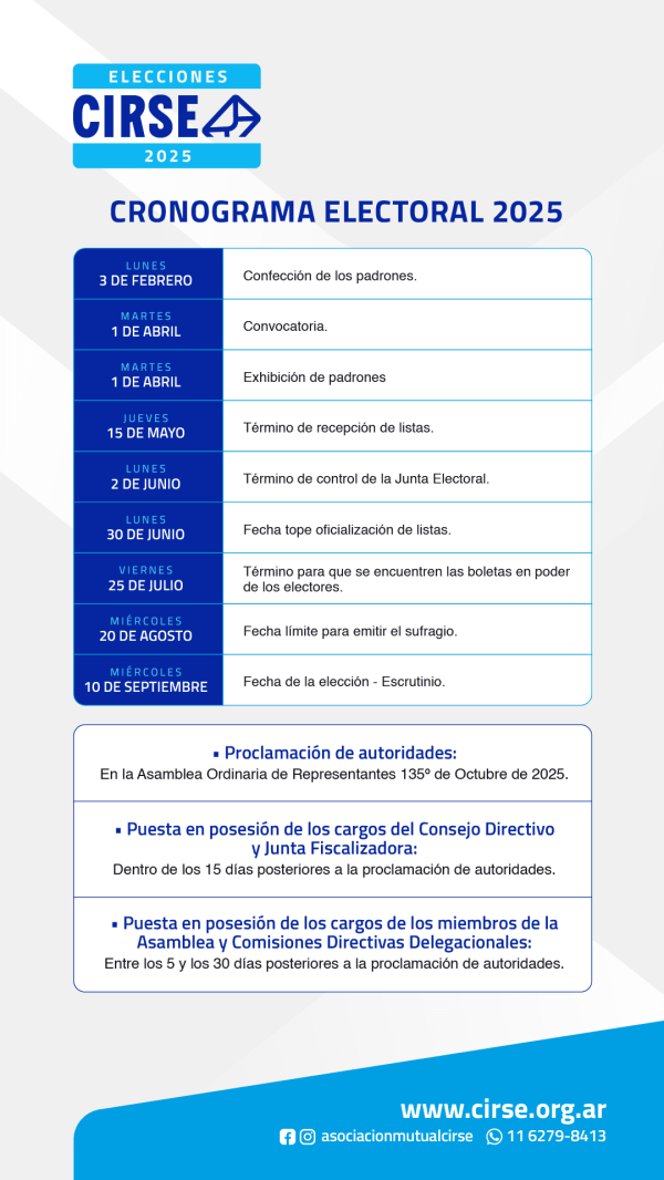 Cronograma Electoral 2025 V2